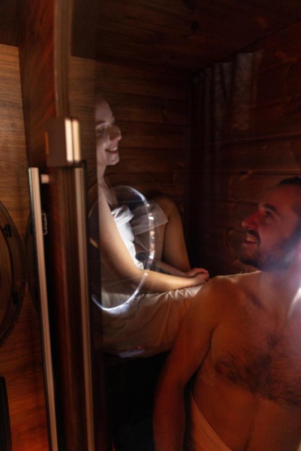 Na Malem Haji, Domek S Finskou Saunou Hora Svate Kateriny エクステリア 写真